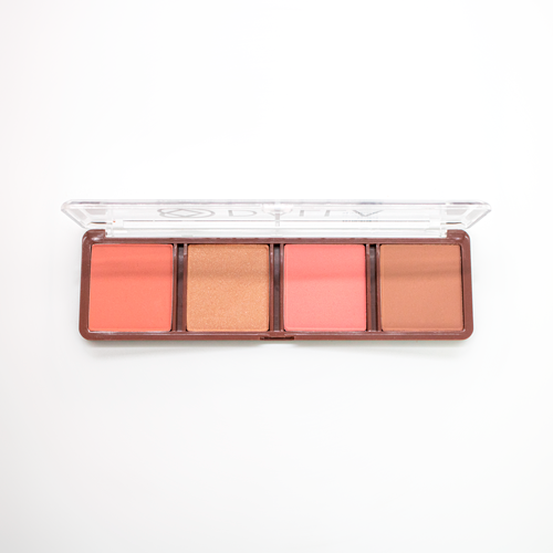 Paleta Blush, iluminador e contorno Nude Dalla. - Imagem 2